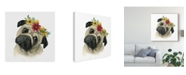 Trademark Global Grace Popp Flower Crown Pup I Canvas Art - 20" x 25"